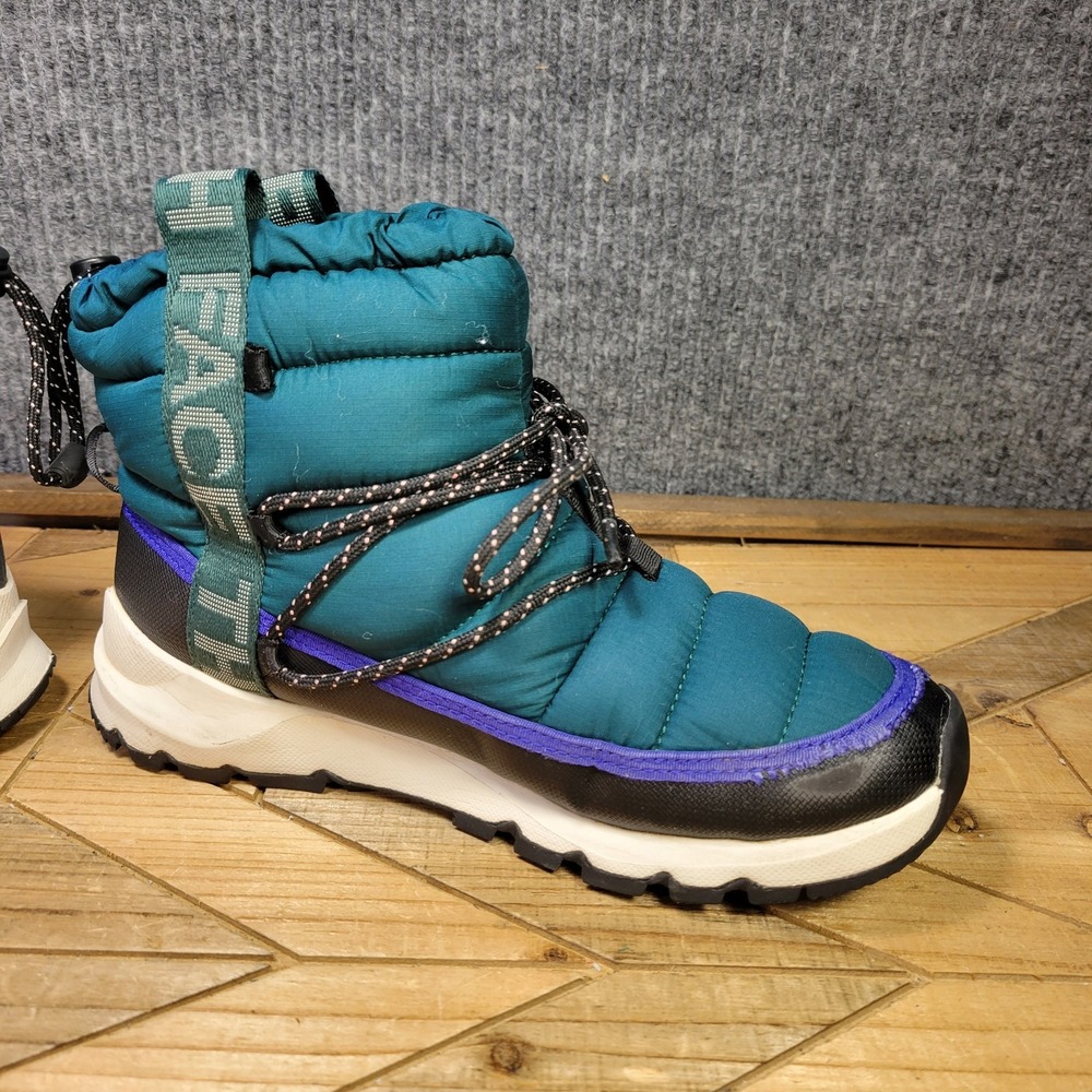 The North Face Thermoball Boots Womens 7 Retro Lace Up Waterproof Snow NF0A5LWD - Picture 6 of 14